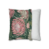 South African Protea Spun Polyester Pillowcase -Pillow not included