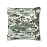 African Safari springoks and animal print Pillowcase Cover only - no filling is included