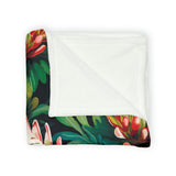 South African Protea Soft Polyester Blanket