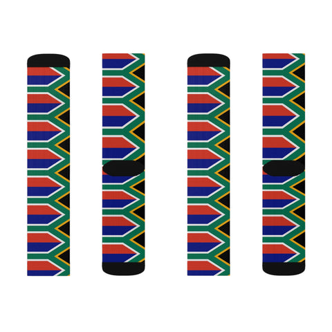 South African flag Socks