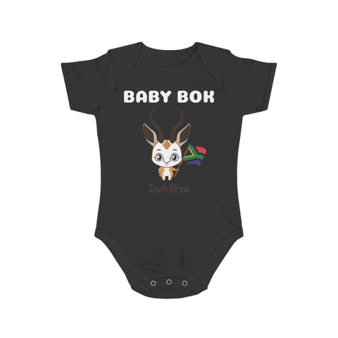 Baby Bokkie Short-sleeved Baby Bodysuit South Africa Babygrow Short Sleeve Baby Bodysuit