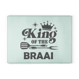 Glass Cutting Board South African King of the Braai