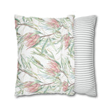 South African Protea Spun Polyester Pillowcase - Shipped from UK/USA/AUS