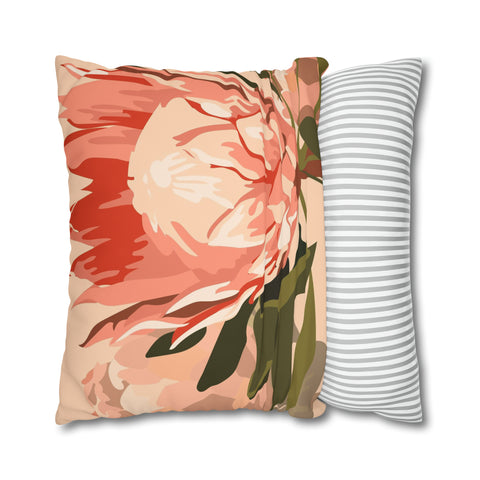 South African Protea Pillowcase Cover only - no filling is included