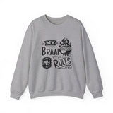 My Braai my rules South African Unisex Heavy Blend™ Crewneck Sweatshirt