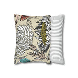 South African Protea Spun Polyester Pillowcase - Shipped from UK/USA/AUS