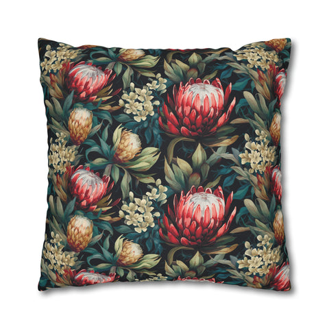 South African Protea Spun Polyester Pillowcase