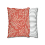 South African Protea Spun Polyester Pillowcase - Shipped from UK/USA/AUS