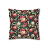 South African Protea Spun Polyester Pillowcase - Shipped from UK/USA/AUS