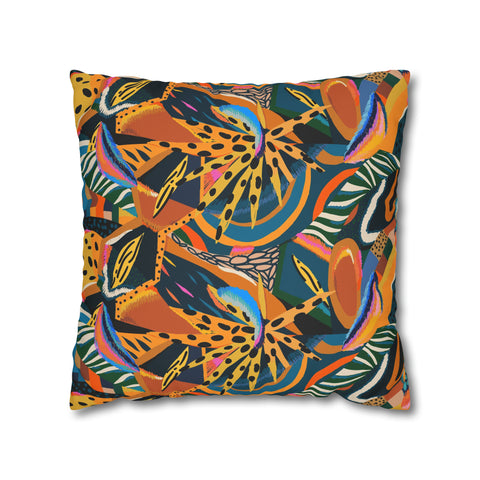 African abstract animal print Pillowcase Cover only - no filling is included