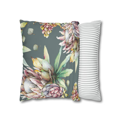 South African Protea Pillowcase Cover only - no filling is included