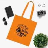 Keep Calm and Braai on South African Cotton Tote