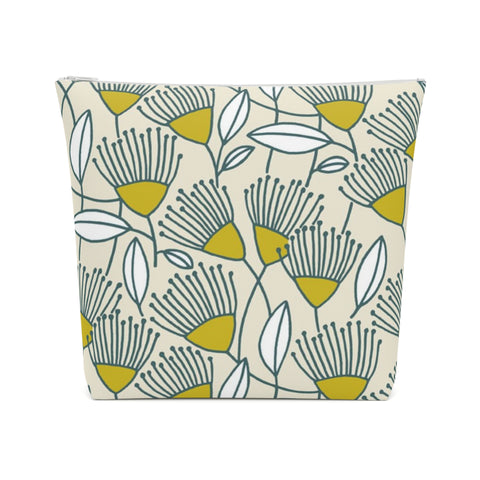 South African Protea Cotton Cosmetic Bag