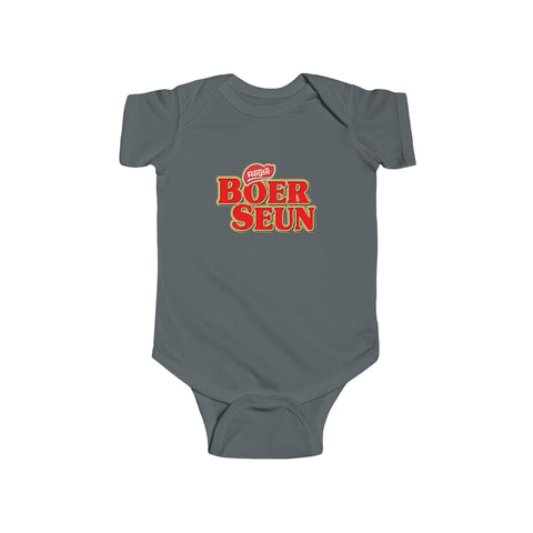 South African Afrikaans Boer Seun Baby Unisex Infant Fine Jersey Bodysuit - Shipped from the UK