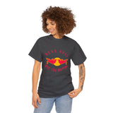 South African Dead bull gives you Biltong Unisex Heavy Cotton Tee - Afrikaans / Africa