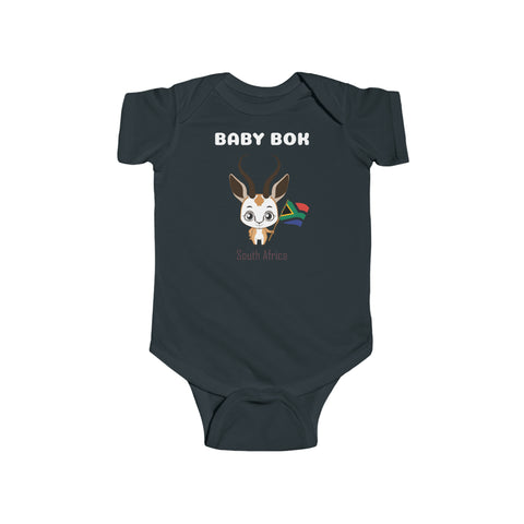 Baby Bokkie South Africa Baby  Jersey Bodysuit