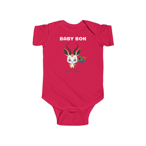 Baby Bokkie South Africa Baby  Jersey Bodysuit