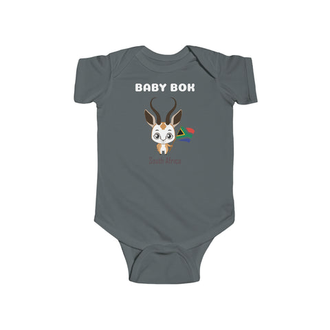 Baby Bokkie South Africa Baby  Jersey Bodysuit