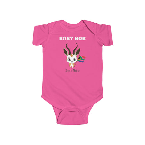 Baby Bokkie South African Baby  Jersey Bodysuit