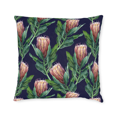 South African Protea Square Pillow