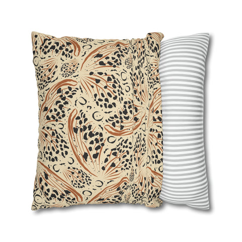 African abstract Leopard print Pillowcase Cover only - no filling is included