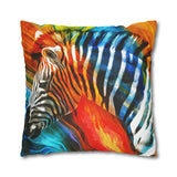 African Zebra Pillowcase Cover only - no filling is included