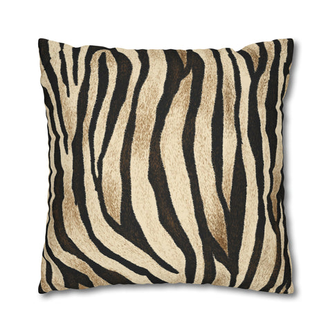 African Zebra print Pillowcase Cover only - no filling is included