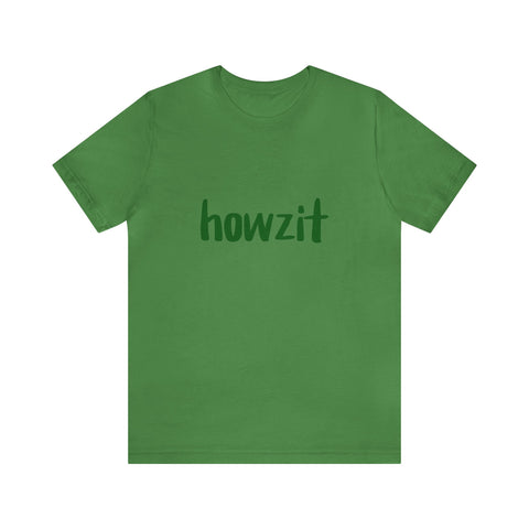 Howzit South African Unisex Jersey Short Sleeve Tee