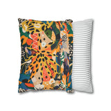 African abstract people and animal print Pillowcase Cover only - no filling is included