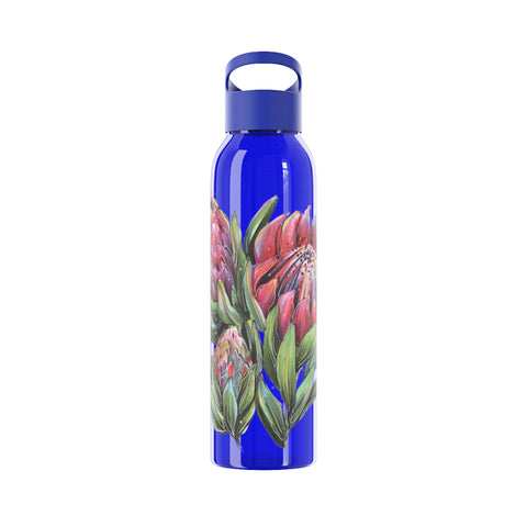 South African Protea Sky Water Bottle