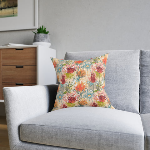 South African Protea Square Pillow