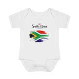 Short-sleeved Baby Bodysuit Love South Africa Baby Bok Babygrow - Shipped from the USA