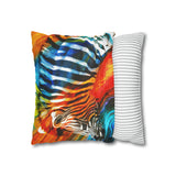 African Zebra Pillowcase Cover only - no filling is included