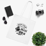 Keep Calm and Braai on South African Cotton Tote