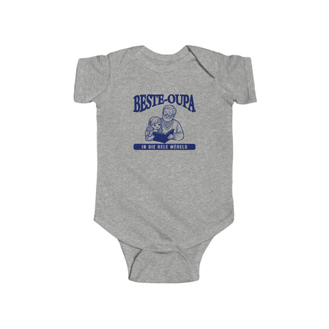 South African Afrikaans Oupa Baby Unisex Infant Fine Jersey Bodysuit - Shipped from the UK