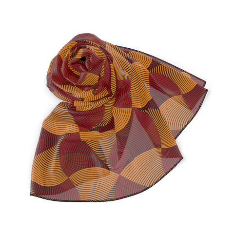 Poly Scarf African Print