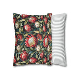 South African Protea Spun Polyester Pillowcase - Shipped from UK/USA/AUS