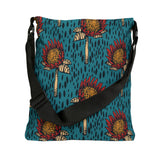 South African  Protea Tote bag African print design Protea Adjustable