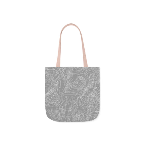 South African Protea Polyester Canvas Tote Bag