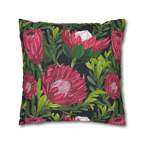 South African Protea Pillowcase Cover only - no filling is included