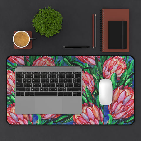 South African Protea Desk Mat