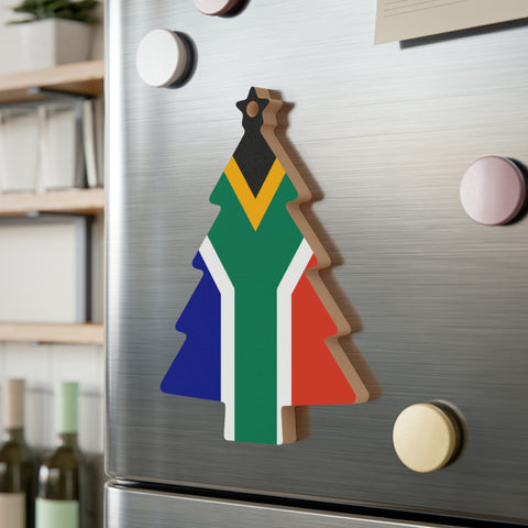 Wooden Ornaments South African Flag