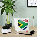 Cotton Cosmetic Bag South Africa Flag