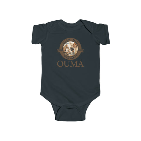 South African Afrikaans Ouma Baby Unisex Infant Fine Jersey Bodysuit - Shipped from the UK