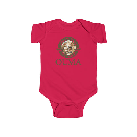 South African Afrikaans Ouma Baby Unisex Infant Fine Jersey Bodysuit - Shipped from the UK