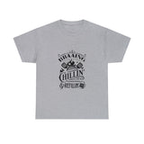 South African Braaing Chilling Relaxing Shirt,  Afrikaans / Braai Unisex Heavy Cotton Tee