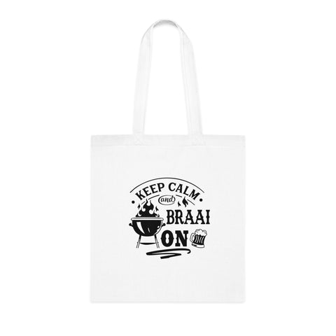 Keep Calm and Braai on South African Cotton Tote