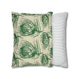 South African Protea Spun Polyester Pillowcase - Shipped from UK/USA/AUS