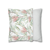 South African Protea Spun Polyester Pillowcase - Shipped from UK/USA/AUS