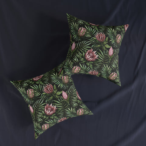 South African Protea Square Pillow